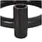 CosmoLiving by Cosmopolitan 8" Black & White Ceramic Geometric Circle Taper Candle Holder Set